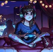 Image result for cute anime girls game draw