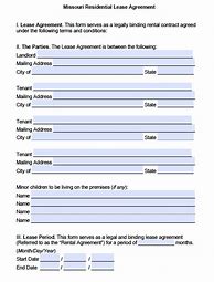 Image result for Free Printable Missouri Storage Unit Lease Agreement