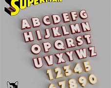 Image result for Superman Letter Font