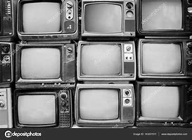 Image result for Vintage Black and White TV