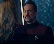 Image result for Picard Captain Liam Shaw Lying Down On Bridge Crying