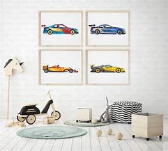 Image result for Race Car Themed Wall Art