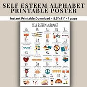 Image result for Self-Esteem Alphabet