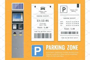 Image result for Parking Ticket Design