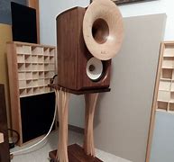 Image result for Wooden Speaker Stands Pair