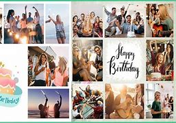 Image result for Birthday Card Collage Template