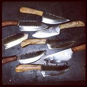 Image result for Metal Handle Kitchen Knives