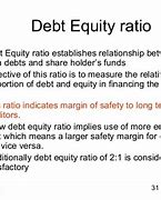 Image result for Is a High Debt Equity Ratio Good