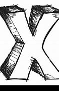 Image result for Letter X Drawing