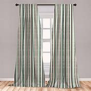Image result for Brown Striped Curtains