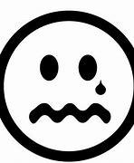 Image result for Sad Face in Black and White