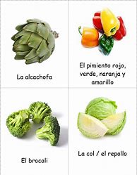 Image result for Vegetables in Spanish