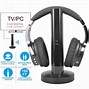 Image result for Wireless Headphone System for TV