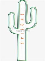 Image result for Arizona Cactus Outline