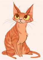 Image result for Striped Cat Drawing