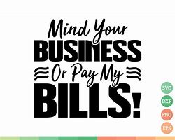 Image result for Minding My Business SVG Free