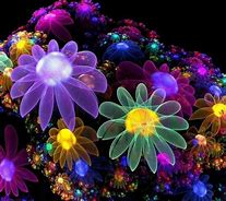 Image result for Exotic Neon Animated Flowers