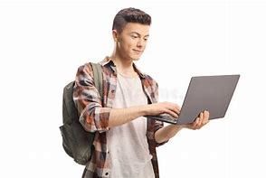 Image result for Boy Holding Laptop
