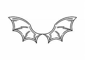 Image result for Closed Bat Wings Drawing