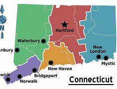 Image result for Map of Connecticut