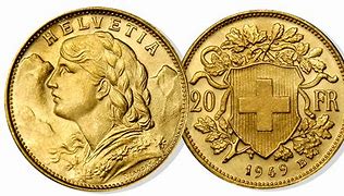 Image result for Swiss 1 Franc Coin
