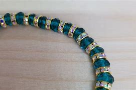 Image result for Teal Beads for Bracelet
