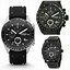 Image result for All-Black Fossil Watches