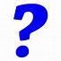 Image result for Cool Blue Question Mark