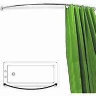 Image result for Bendable Shower Curtain Rod