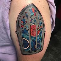 Image result for Stained Glass Tattoo Designs