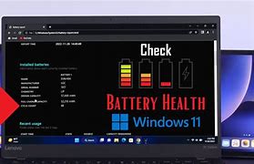 Image result for How to Check Battery Health Win 11