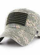 Image result for Camouflage Hat with American Flag