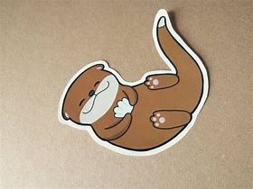 Image result for Cute Otter Stickers