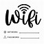 Image result for Free Printable Wifi Password Template 3X5