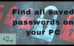 Image result for List Passwords On This Computer