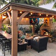 Image result for Outdoor TV Wall