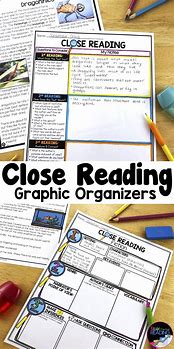Image result for Close Reading Graphic Organizer