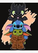 Image result for Baby Toothless and Stitch