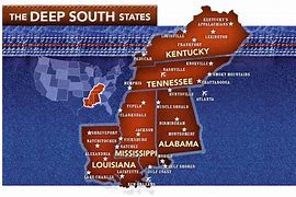 Image result for Map of Deep South of Magnomun
