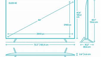 Image result for 52 Inch TV Dimensions in mm