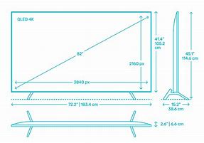Image result for Large Screen TV Dimensions