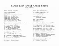 Image result for Shell Cheat Sheet