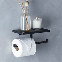 Image result for Vertical Black Toilet Paper Roll Holder