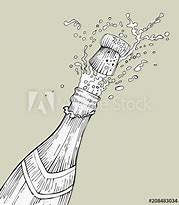 Image result for Popping Champagne Bottle Vector