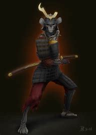 Image result for Skeleton Samurai Warrior Art
