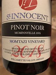 Image result for saint Innocent Pinot Noir FUJIN Momtazi