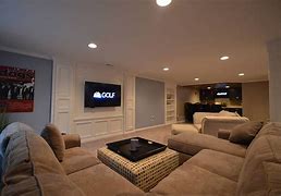 Image result for Basement TV Area