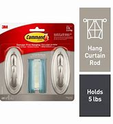 Image result for Command Curtain Rod Hooks