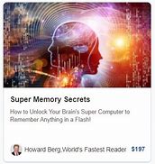 Image result for Secrets of a Super Memory Book