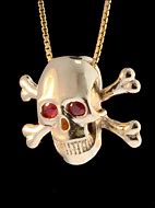 Image result for Gold Skull Jewelry